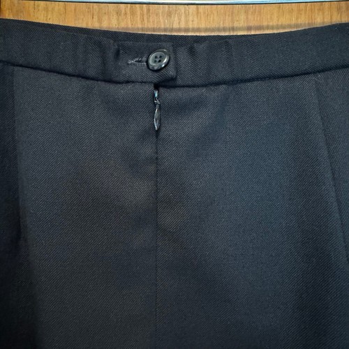 Pendleton Virgin Wool Black Straight Skirt 12 Made in USA Corporate Workwear - Picture 3 of 7
