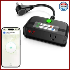 Power Failure Alarm WiFi, Outdoor Power Outage Alarm with App Alert & Loud 110dB