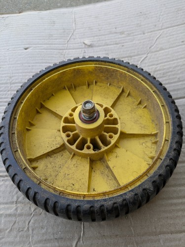 OEM John Deere 14SB 14SE JX75 Vorderrad AM115138 mit Schraube, Unterlegscheiben & Schraubenabdeckung - Bild 5 von 5