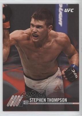 2017 Topps UFC Knockout Red 9/25 Stephen Thompson #30 0jp9