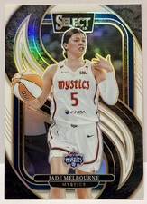 2025-26 Panini Select WNBA #187 Jade Melbourne Premier Level White Prizm /99