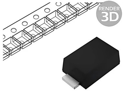 2X NRVTS10100MFST1G Diode: Rectifier Diode Schottky DFN5 SMD 100V 10A ONSEMI