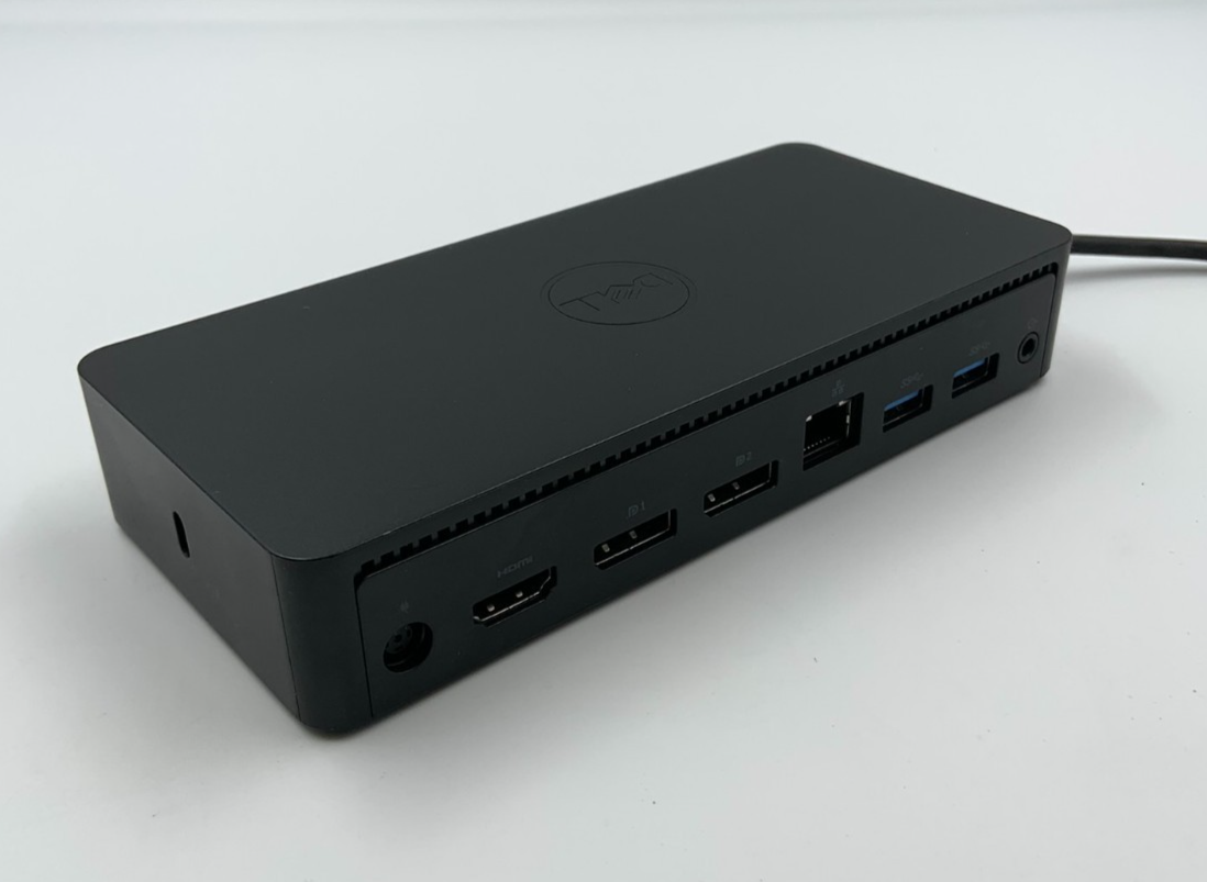Dell D6000 USB-C USB-A Docking Station 130W DisplayLink Dual Display Windows Mac