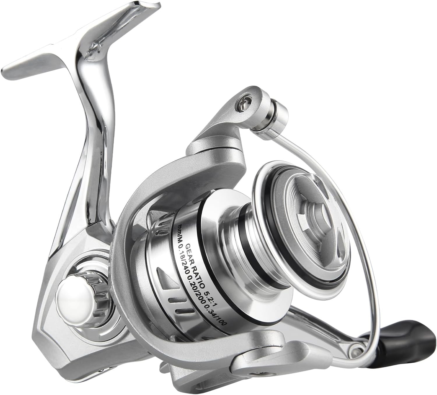 HAUT TON Spinning Reel 8000/9000/10000/12000/14000,6+1BB 7000, Gold&Grey 