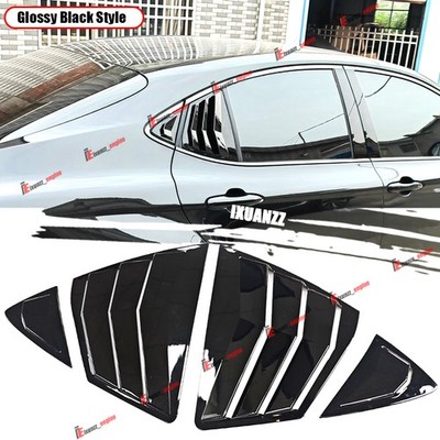 Black Rear Window Vent Louver Cover Add-On For Toyota Camry The 9th Gen 2025+