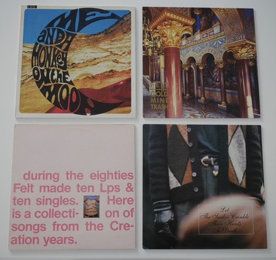 Sammlung 4x Vinyl LP FELT Gold Mine Trash Let the snakes Me and a monkey u.a.TOP