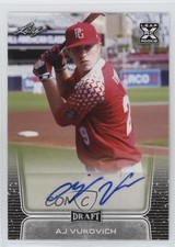 2020 Leaf Draft Auto AJ Vukovich #BA-AJV Auto 0g4m