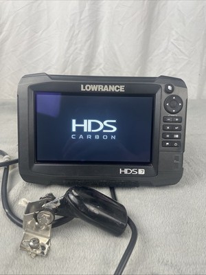 Lowrance HDS Carbon 7 Fishfinder W/ Sun Cover And HST-WSBL Wide Angle Transducer