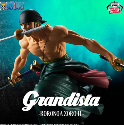 #ad One Piece Grandista RORONOA ZORO Ⅱ Figure $37.00