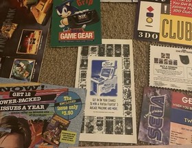 Video Game Promotional Items Sega Nintendo Rare Promo Large Lot 3do Saturn More
