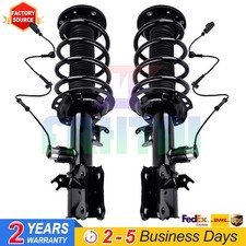 Pair Front Left Right Shock Struts Assys w/Electronic For Lincoln MKX 2016-2018