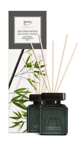 Raumduft Ipuro Black Bamboo Bht 7.30X26.90X8.50 Cm Weiß-image
