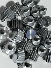 One Rolleiflex Camera 2mm Thread X 6.5mm Chrome Plate Knurled Knob New NOS Parts