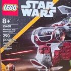 LEGO Star Wars Ahsoka's Jedi Interceptor 75401 290 Pieces Ahsoka Anakin R7-A7