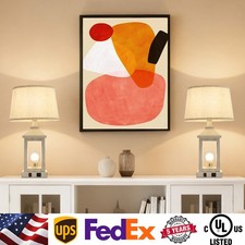 White 21'' Table Lamps Set of 2 Touch 3-Way Dimmable Living Room Bedroom Bedside