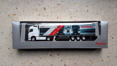 Herpa Exclusive Series OVP Volvo Kögel Kühlkoffer Sattelzug 1:87