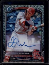 2025 Bowman Chrome Mega Auto /100 #BMAJW Cardinals