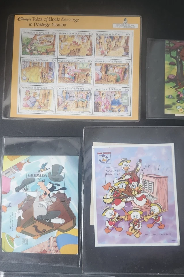 international Collectors society Disney stamps with authenticity - Image 2 of 4