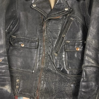 Vintage 40s Harley Davidson Cycle Champ D-Pocket Horsehide Leather