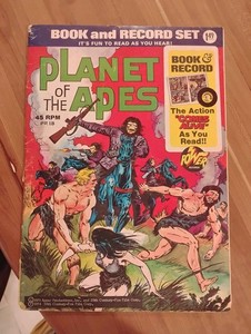 Vintage Planet of the Apes Book and Record (Power Records)