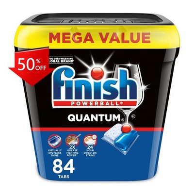 Finish Quantum Dishwasher Detergent Tablets - 84ct