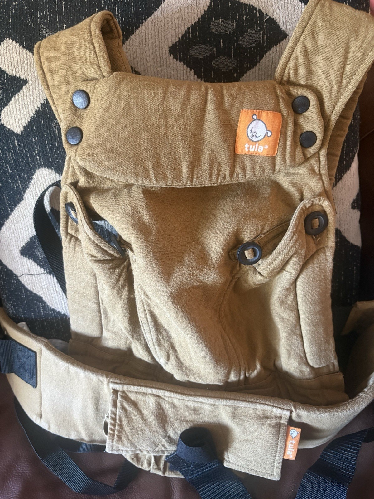 Tula Free To-Grow Explore Coast  Adjustable Baby & Toddler Carrier- Color Tan
