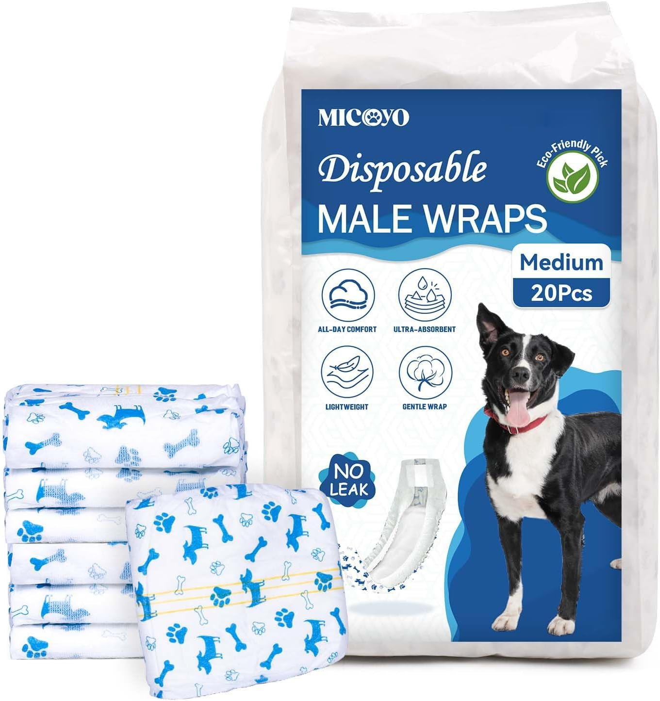 Offerta Pannolini Cani Maschi Usa e Getta - Mutandine Super Assorbenti