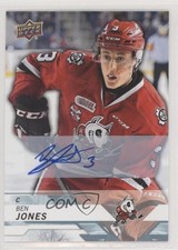 2018-19 Upper Deck CHL Auto Ben Jones #16 Auto 3ug