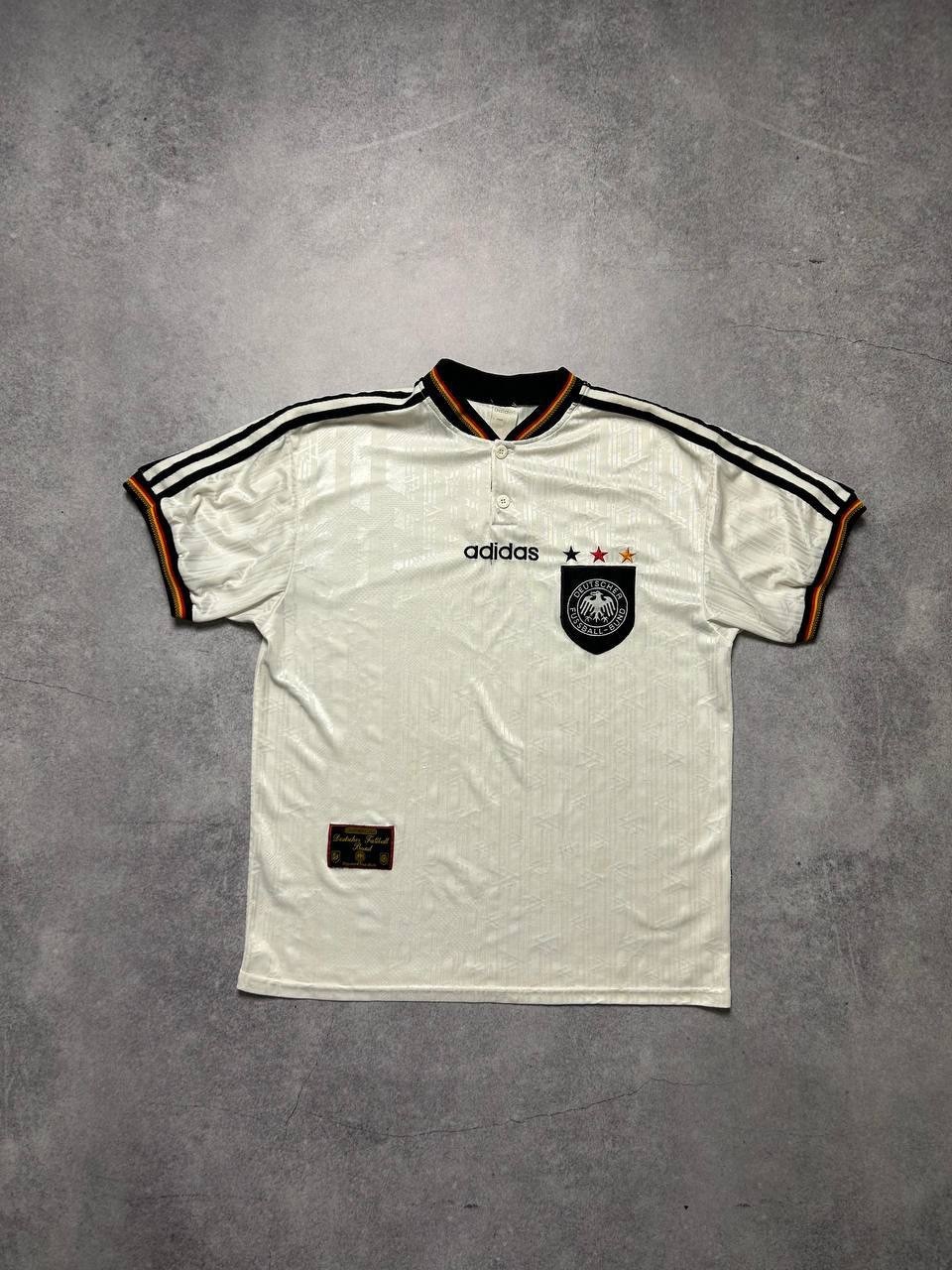 Vintage Adidas Germany Home Football Shirt 1996, Size L – Classic Euro 96 Jersey