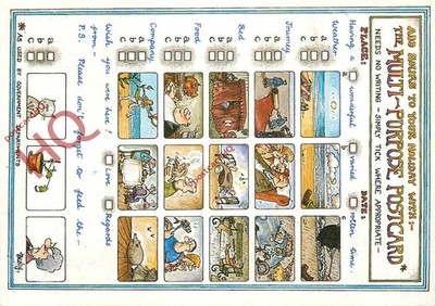 Postcard::Besley, the Multi-Purpose Postcard, Tick-Box Card [J Arthur Dixon]