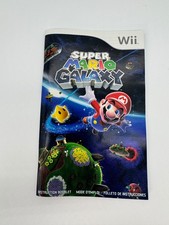 Super Mario Galaxy Nintendo Wii Instruction Manual Only