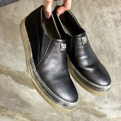 Chrome Hearts x Rick Owens 1/1 VIP Special Order Leather No Cap Boat Sneakers 