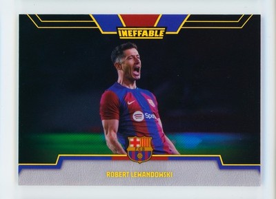 2024 Robert Lewandowski Daka Moments Acetate Gold FC Barcelona Soccer Card 8/10