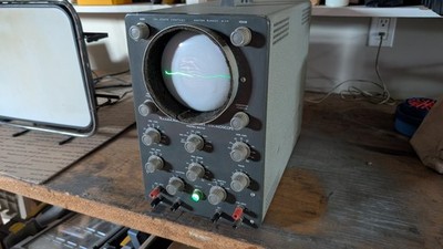 Vtg Heath Company Heathkit Precision O-10 Laboratory Oscilloscope 5'' Tube