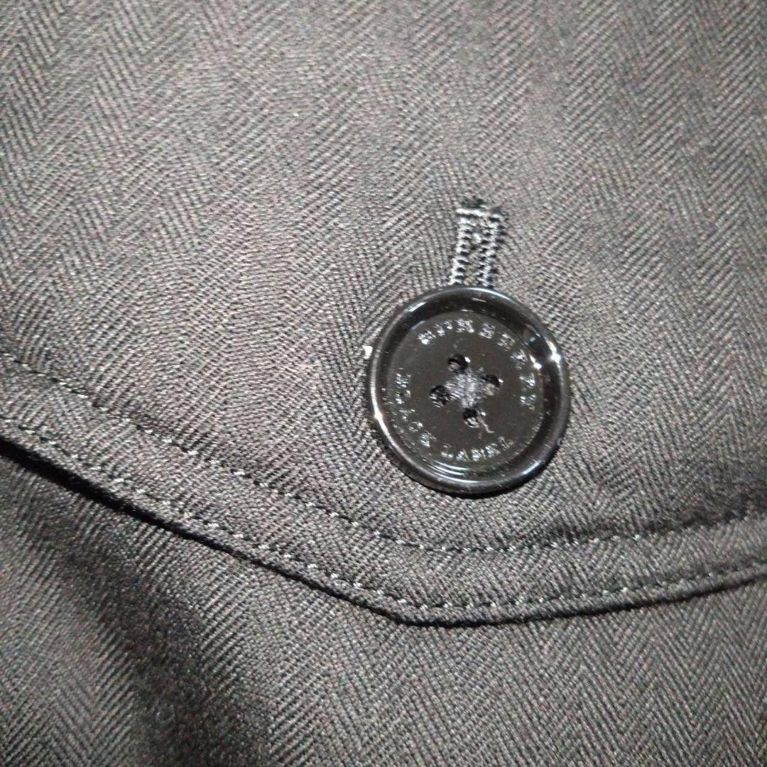 Burberry Black Label men's down trench coat M Black feather white goose down thumbnail 6