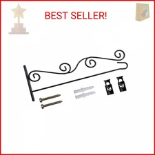 Garden Flag Stand, Wall Flag Holder/Pole with Garden Flag Stopper Powder Coated 