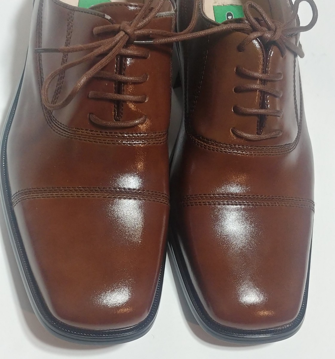 CLIMATE-X Italian Style Men's Brown Leather Oxford Dress Shoes