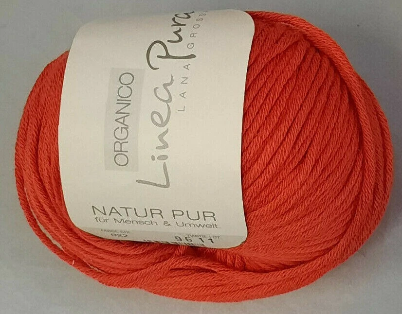 (90 €/kg): 50 g ORGANICO, LG Linea Pura, weiche Baumwolle, Farbwahl #7619 ff - Bild 3 von 4