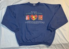 Vintage Disney Winnie the Pooh Sweatshirt XL Hundred Acre Wood Piglet Tigger