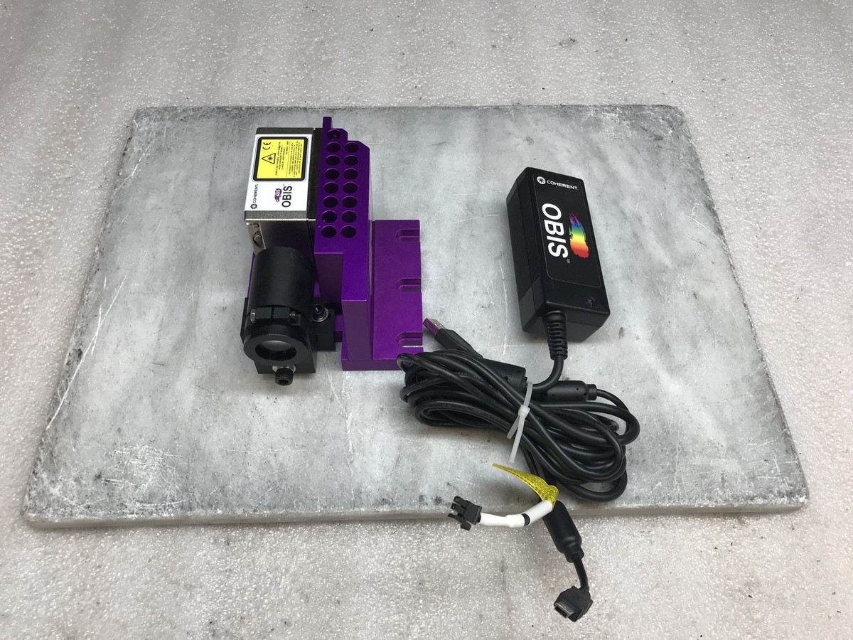 Coherent Obis 405 1185049 405 nm 100-150mW mfg 2015 6.95k Hrs w