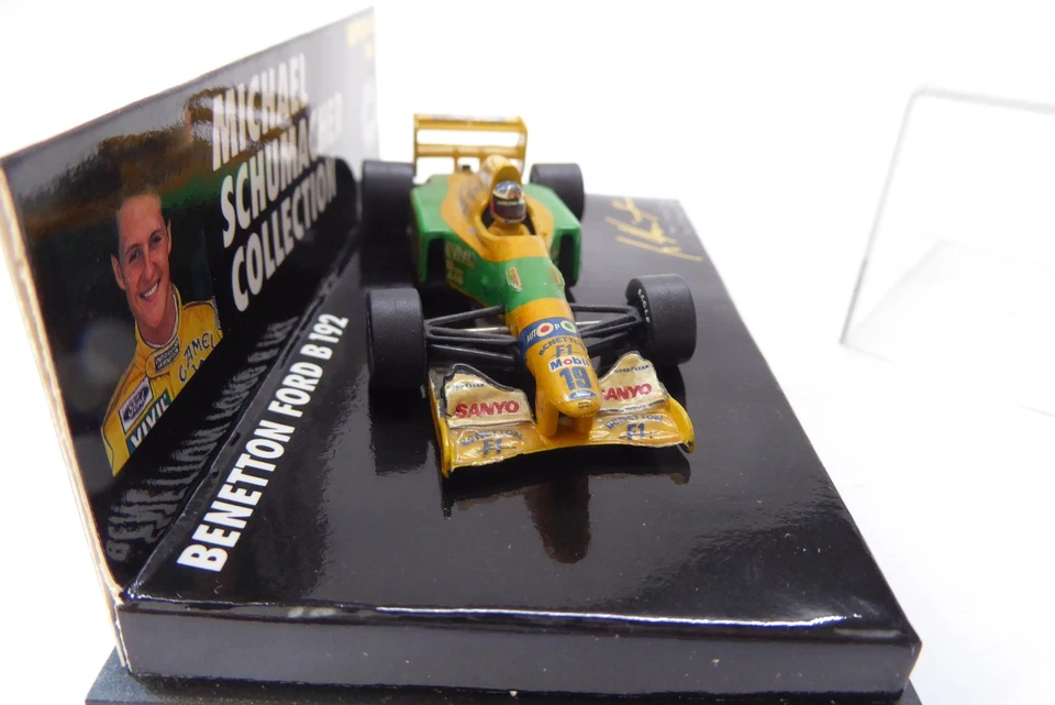 Minichamps 1:64 - Benetton Ford B192 Michael Schumacher Spa 1992 # 0133 - Bild 3 von 3