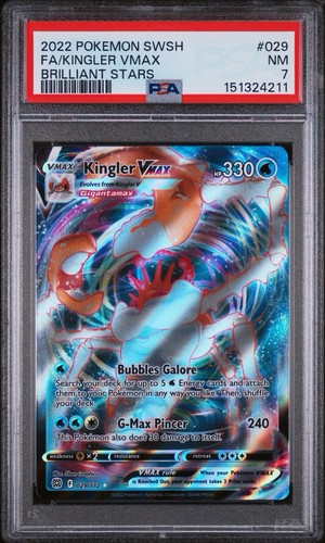 Kingler VMAX graded PSA 7 for sale on eBay