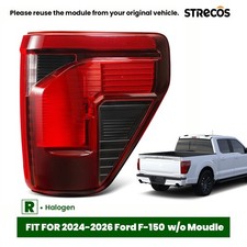 Halogen Rear Tail Light For 2024-2026 Ford F-150 W Bsd Right Passenger Side Rh
