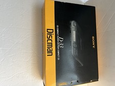 Vintage New Sony Discman D-33 Portable CD Player And Sony Mount Plate CPM 203P