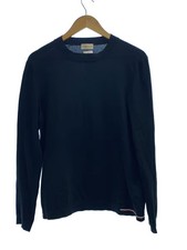 MONCLER Knit Sweater (Lightweight) Large Cotton Black Solid Color C-TIND-19-656