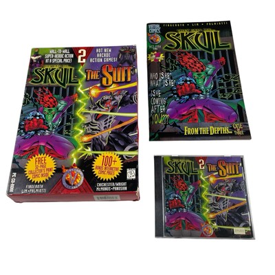 PC CD ROM Virtual Comics They Call Me The Skull And The Suit 1 1996 Big Box 