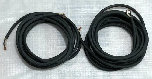 Lot of 2 Vintage Commercial Series 12AWG Black Speaker Cables 21ft Made in USA