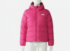 The North Face Kids Girl's Pink Reversible North Down Jacket Size LG