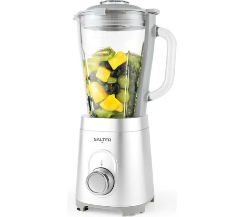 Salter Aspen GLASS Jug Blender 1.5 L Capacity 2 Speed Settings 600 W Silver