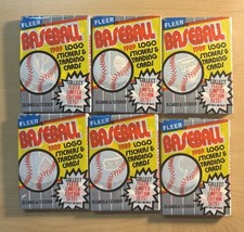 1989 Fleer Baseball Wax Pack Lot Of 6, Bill Ripken FF
